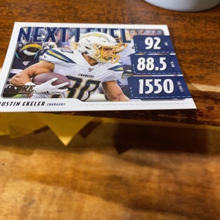 2020 score next level stats Austin ekeler football card 