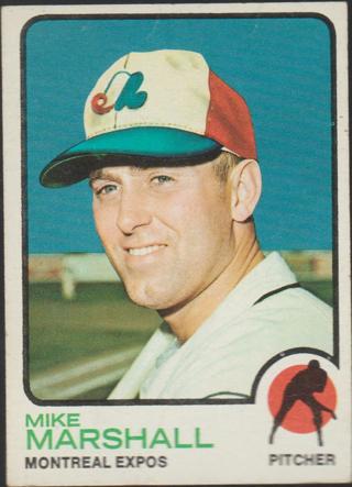 1973 Topps #355 Mike Marshall Montreal Expos