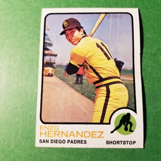 1973 - TOPPS BASEBALL CARD NO. 439 - ENZO HERNANDEZ - PADRES