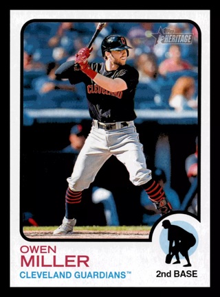 2022 Topps Heritage Owen Miller High Number #598