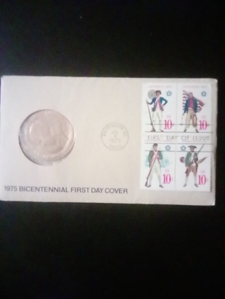 1975 Bicentennial First Day Cover 