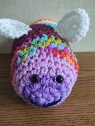 Hand Crocheted Amigurumi Bee