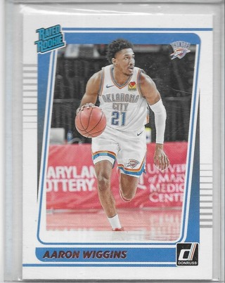 Aaron Wiggins 2021-22 Donruss #241 Rated Rookie 