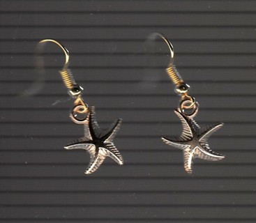 GP GOLDEN STARFISH EARRINGS (PLEASE READ DESCRIPTION)