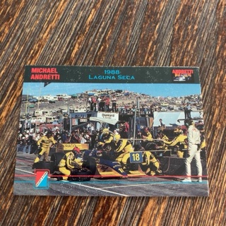 1992 Collect-A-Card Andretti Racing - [Base] #50  Michael Andretti