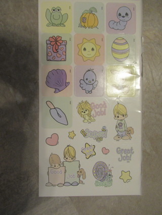 Fun new PRECIOUS MOMENTS stickers.  SUPER Colorful & Decorative.~ So cute!!