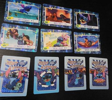 LILO AND STITCH HOLO TRADING CARDS NM