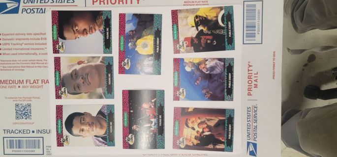 1991 proset YO! MTV RAPS 8 card lot