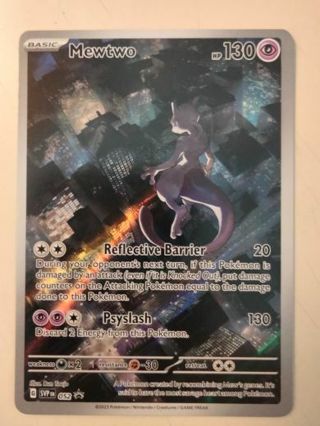 Mewtwo 052 rare holo promo NM Pokemon