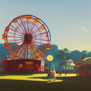 Listia Digital Collectible: Amusement park Ferris Wheel