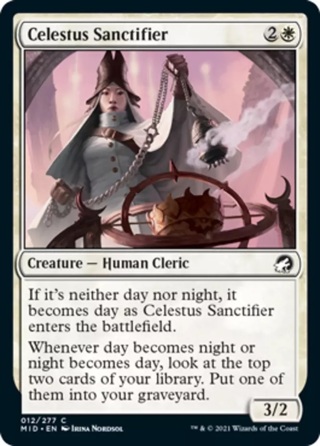 Celestus Sanctifier Light Play, English Magic the Gathering MTG Innistrad: Midni