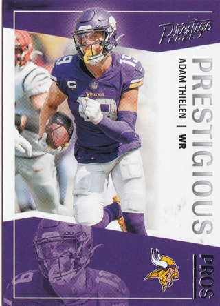 2022 Adam Thielen Prestigious Minnesota Vikings