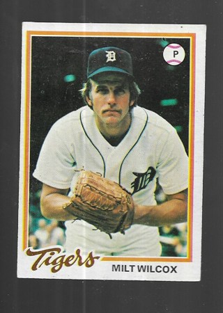 1978 TOPPS MILT WILCOX #151