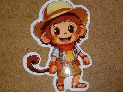 Monkey Cute one nice vinyl sticker no refunds regular mail Win 2 or more get bonus