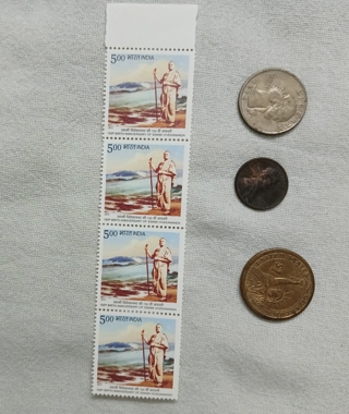 4/4 from a SET OF STAMPS featuring Sw. Vivekanand