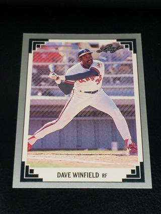 1991 Leaf ⚾ Series 2 Dave Winfield # 499 ⚾ California Angels