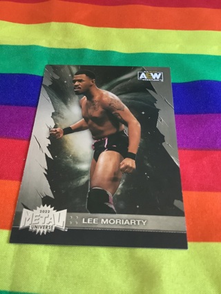 WWE AEW All Elite Wrestling 2022 Skybox Metal Universe Card #79 Lee Moriarty 