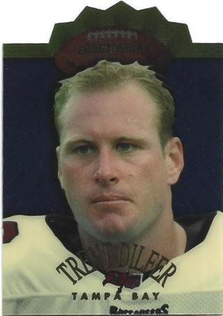 1997 COLLECTORS EDGE TRENT DILFER LIVING LARGE DIE CUT CARD