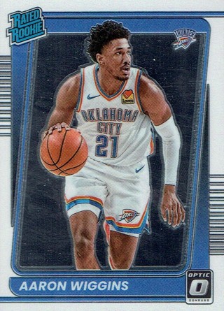 Panini 2021-22 Donruss Optic Collectible Basketball RC Rated Rookie Card #191 Aaron Wiggins