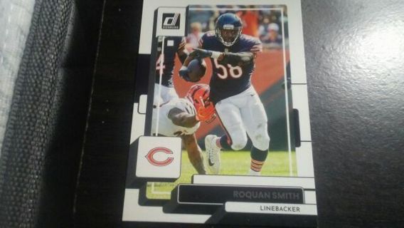 2022 DONRUSS ROQUAN SMITH CHICAGO BEARS FOOTBALL CARD# 83