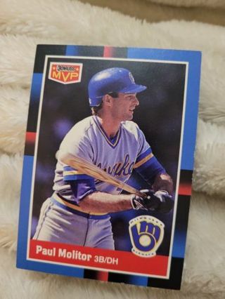 PAUL MOLITOR SPORTS CARD PLUS 2 MYSTERY CARDS