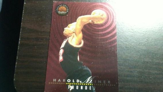 1993/1994 SKYBOX THUNDER& LIGHTNING HAROLD MINER/STEVE SMITH BASKETBALL CARD# TL2