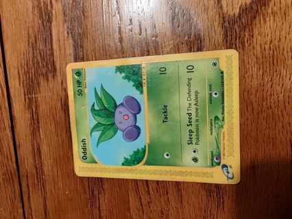 Pokemon Expedition E-Reader Set Oddish 122/165. #4