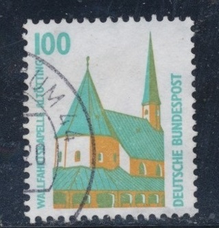Germany:  2002, Pilgrimage Chapel, Alotting, Used, Scott # DE-1550 - GER-269
