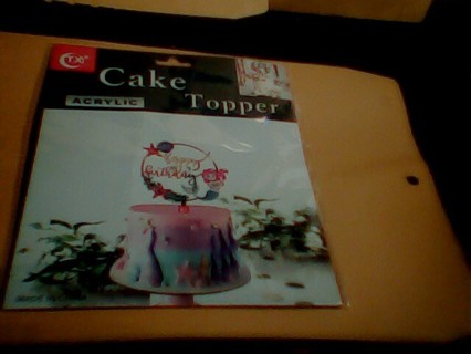 Cake topper 
