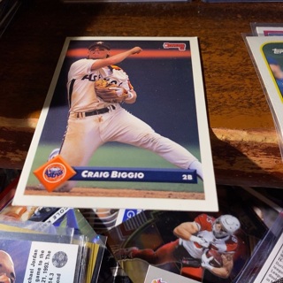 1993 donruss series one Craig biggio baseball card 