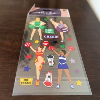 Sticko cheerleader stickers 