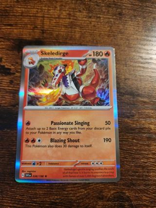 Pokemon Skeledirge holo rare 038/188