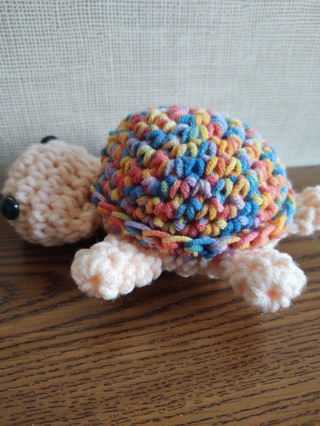 Hand Crocheted Amigurumi Turtle 