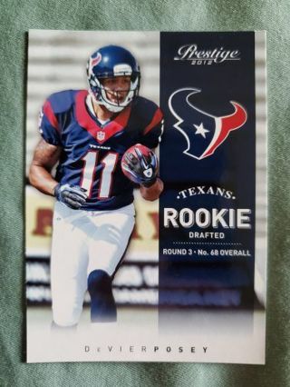 2012 Panini Prestige Rookie DeVier Posey