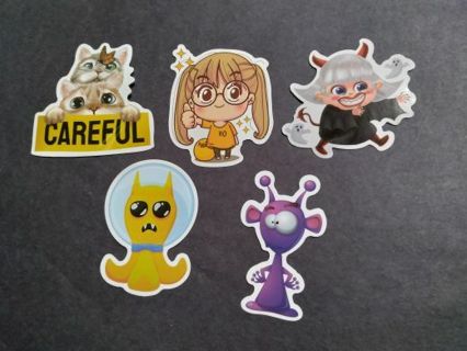 5 Vinyl Stickers