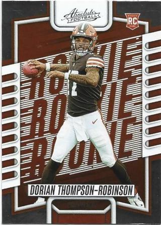 2023 ABSOLUTE DORIAN THOMPSON ROBINSON ROOKIE CARD