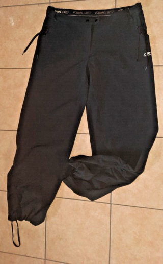 New RBK Full length cargo flight cord pants $44 bottoms Women Medium Black