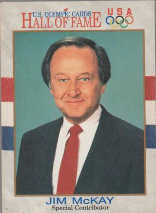 1991 Impel U.S. Olympic Hall of Fame #77 Jim McKay - USA