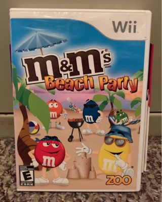 M&M’s Beach Party (Nintendo Wii, 2008) Complete. Tested.