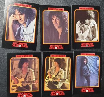 6 Billy Squier 1991 Cards