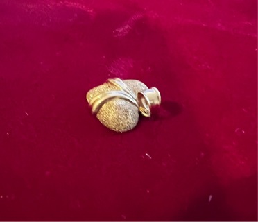 Solid 14k Yellow Gold Heart Pendant 