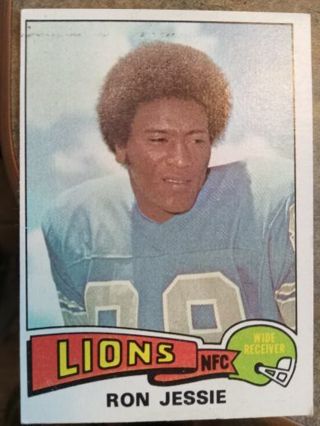 1975 TOPPS RON JESSIE DETROIT LIONS FOOTBALL CARD# 253