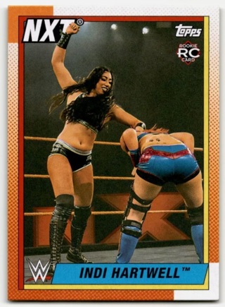 2021 WWE Heritage Wrestling - INDI HARTWELL Rookie Card #85 NM