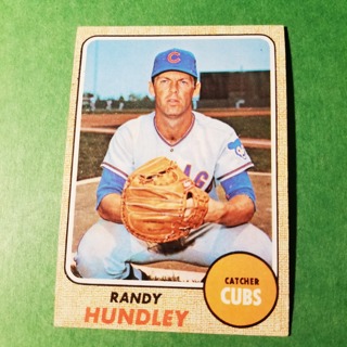 1968 - TOPPS BASEBALL CARD NO. 136 - RANDY HUNDLEY - CUBS