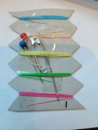 MINI SIZE SEWING KIT (#1) for TRAVEL or to stash inside your ourse- bid to win!