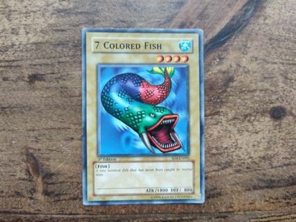 Yu-Gi-Oh Card 1st Edition 7 Colored Fish