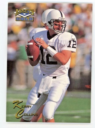 1995 Classic Assets Gold Kerry Collins Card #22 Rookie RC