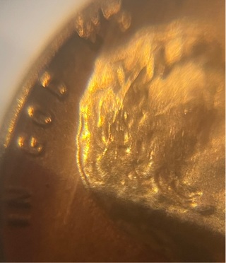 Cracked Skull 1958 BU Wheat Penny