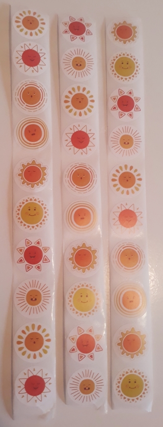 30 Cute Sunshine Stickers