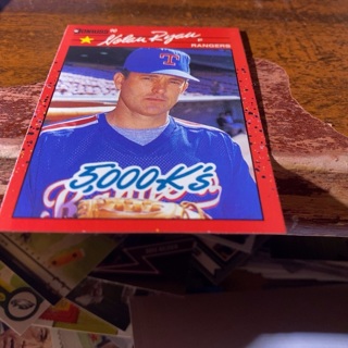 1990 donruss 5000 k’s nolan Ryan baseball card 